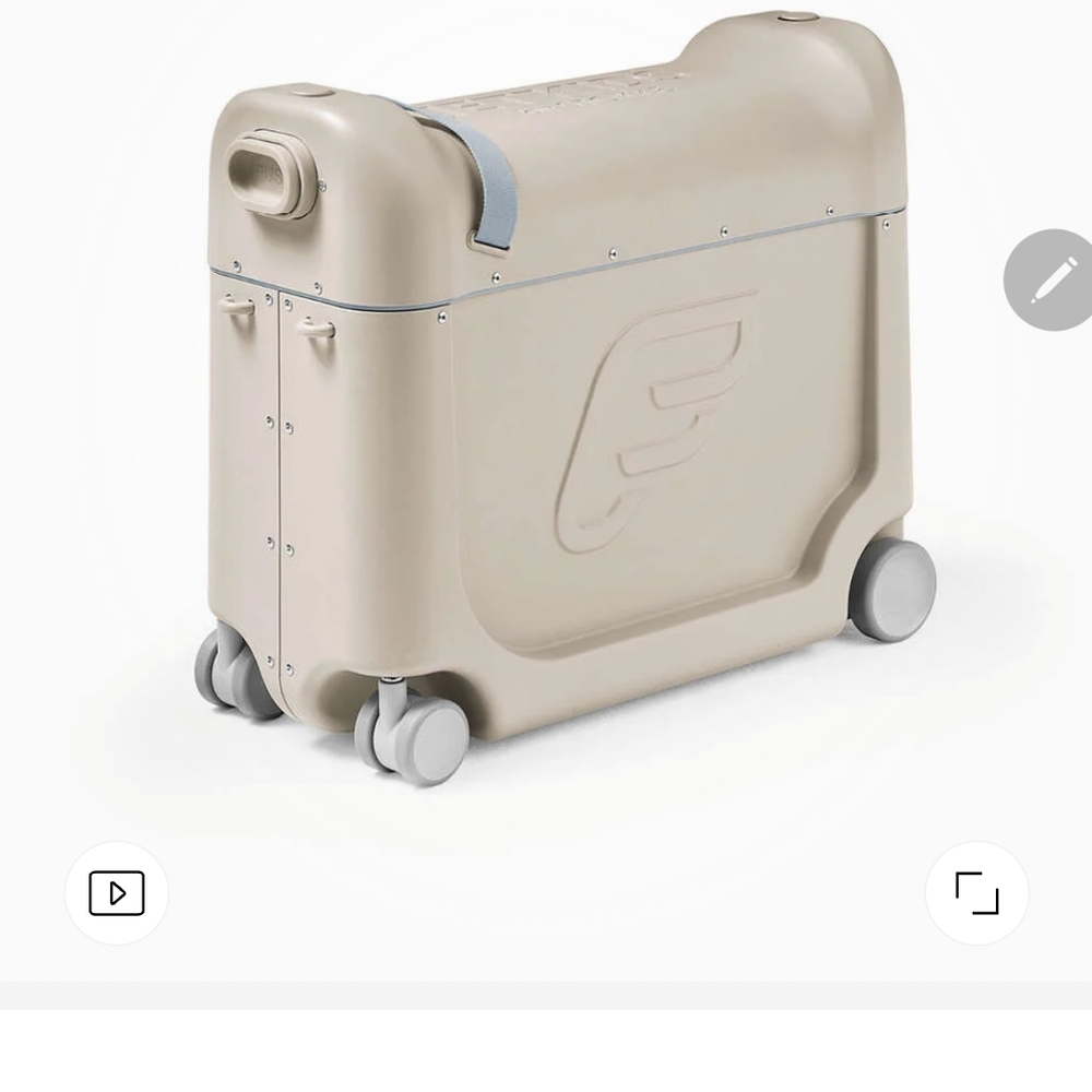 JetKids by Stokke Beige Ride-On Suitcase
